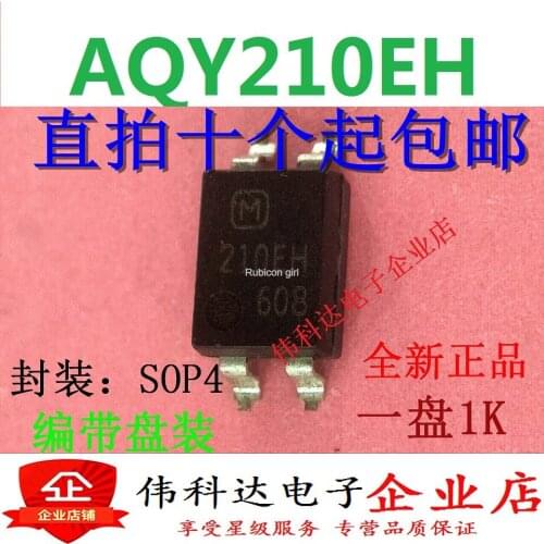 210EH AQY210EH Optocoupler Solid State Relay [SMD SOP4] AQY210EHAX can be photographed directly