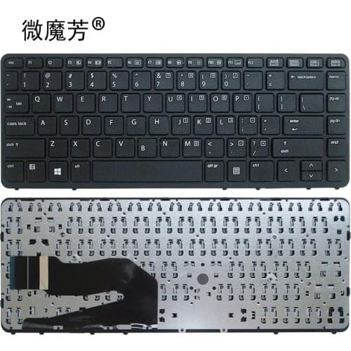 English Laptop Keyboard for HP EliteBook 840 G1 850 G1 ZBook 14 for HP 840 G2 US