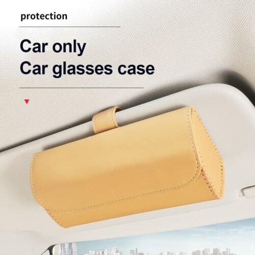 Car Glass Glasses Box Sunglasses Holder Case Interior Accessories Glasses Holder Sun Visor Automobiles for Subaru/Nissan/Toyota