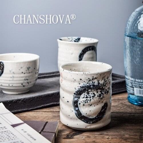 CHANSHOVA 170/200ml Traditional Chinese retro style Handpainted Ceramic tea cup China Porcelain Large Tea Cups Coffee cup H092