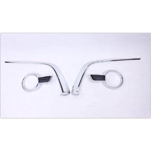 For Toyota Hilux Revo 2016 2017 2018 High Quality ABS Chrome Fog Lights Trim