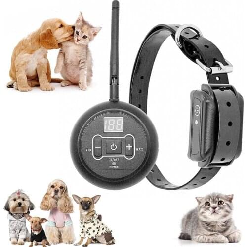 Electronic Fence New Type Pet Dog Wireless Pet Training Device Barking Collar Device Control Distance Sound/Shock Pet Supplies