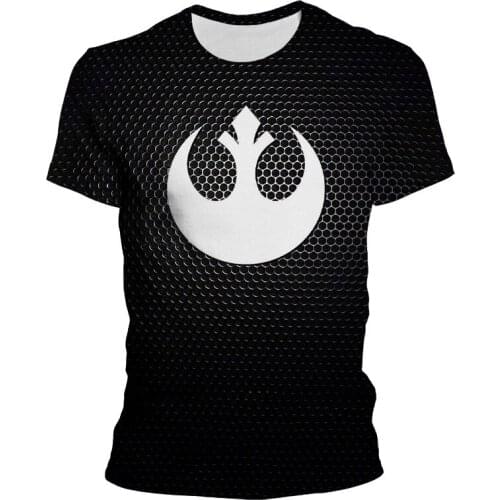 New Fashion Star Wars Empire Logo Shirts Men Women Children 3D print Summer Casual Kids Short Sleeve Oversized Mans T-shirts