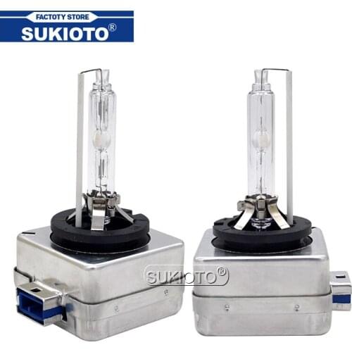 SUKIOTO Factory 1 Pair OEM 55W Xenon D8S 6000K 4300K 5000K 8000K HID Headlight Lamp Car Light D8S HID Replacement Bulb