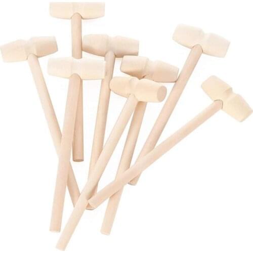 Hot Sell Mini Wooden Hammer Wood Mallets For Seafood Lobster Crab Leather Crafts Jewelry Crafts Wood Craft Wood Craft Special