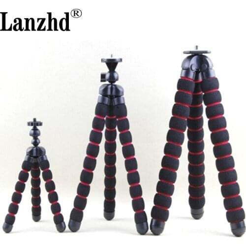Small tripod Octopus Flexible Tripod Stand for Smartphone Dslr and Camera Foldable Desktop Tripod 4 size for choose