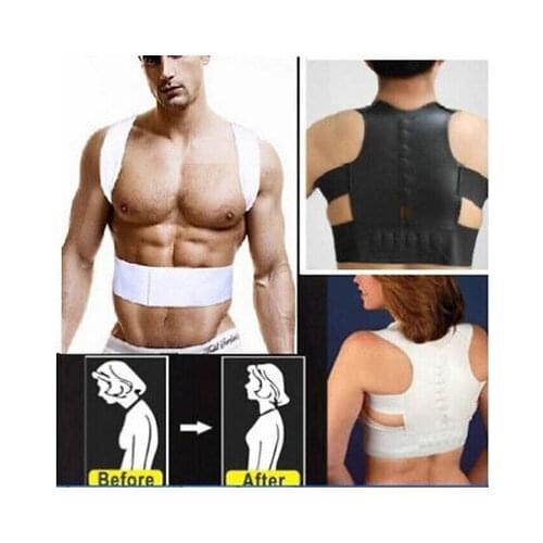 Fashion Magnetic Therapy Posture Corrector Body Shaper Back Pain Belt Brace Shoulder Support Belt