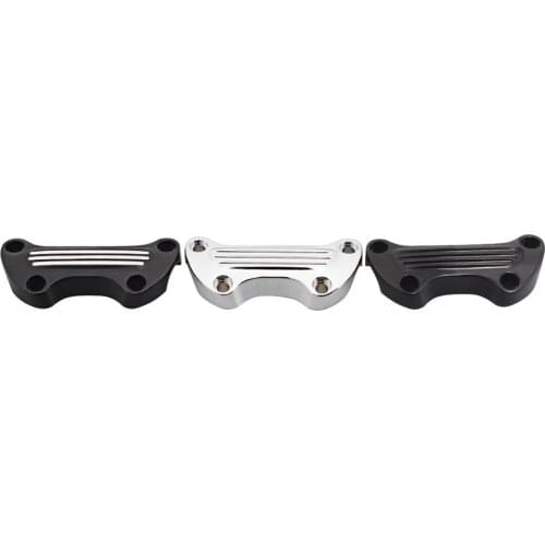 Motorcycle 1" Upper Handlebar Riser Clamp Risers For Harley Sportster XL 1200 883 Dyna Electra Glide Softail Fat Boy