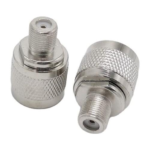 2pcs/lot N-Type N Male Plug to F Female Jack N to F RF Coaxial Adapter Connector