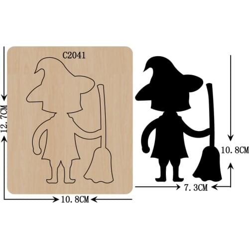New Halloween Imp Wooden die Scrapbooking C2041 Cutting Dies