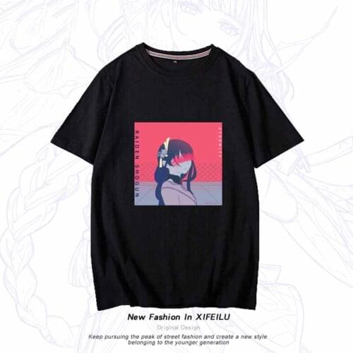 Anime Genshin Impact Raiden Shogun Baal Short Sleeve Casual T-Shirt Student Cosplay Costume Summer Unisex Loose Tee Tops