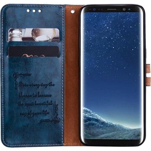 Ronican Luxury Wallet Case For Samsung Galaxy S8 PU Leather Magnetic Back Cover Flip Phone Cases For Samsung Galaxy S8 Plus