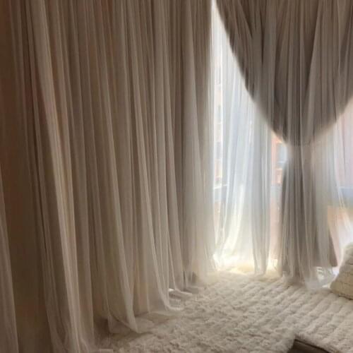 Modern Romantic Blackout Curtain For Living Room Girls Bedroom Blackout Curtains For Window Curtains Party Tulle custom curtains
