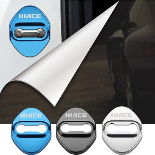 Door Lock Decoration Rust protection Stainless Steel Plastic Cover for Toyota HIACE Accessories Car Styling