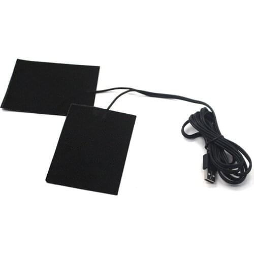 Outdoor Electric Heating Pads Thermal Clothes Waterproof Warmer DIY Heated Clothing USB Heating Winter Infrared Fever Heat Mat