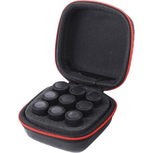 9 Compartments 1ML-3ML Universal Essential Oil Case Storage Bag Nail Polish Storage Bag Travel Portable Carrying Household
