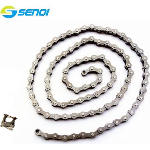Bicycle 98 Links And 114 Links 2 Versions Single Speed Chain Fixed Gear Bike Chain With Chain Connector CZC005