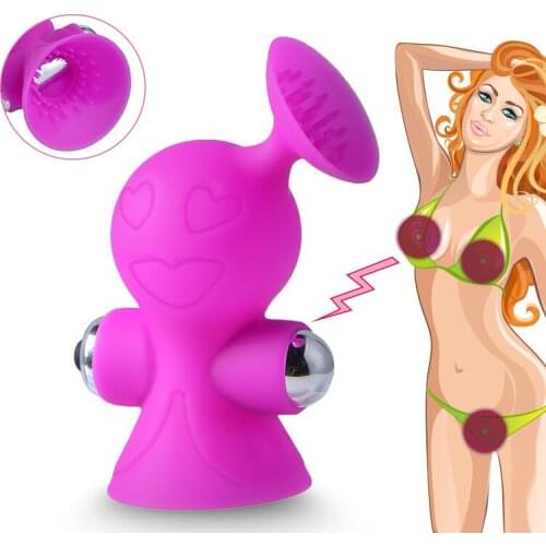 Nipple Sucker Vibrator Breast Enlargement Sex Toys for Women Clitoris Stimulator Vibrator Female Masturbator Adult Sex Products