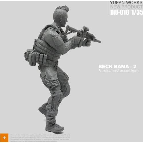 Yufan Model 1/35 Figure Model Kit Resin Soldier Seals Djj-18