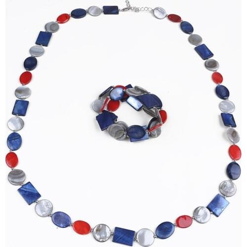 Hot sale 2020 latest design woman shell necklace with bracelet