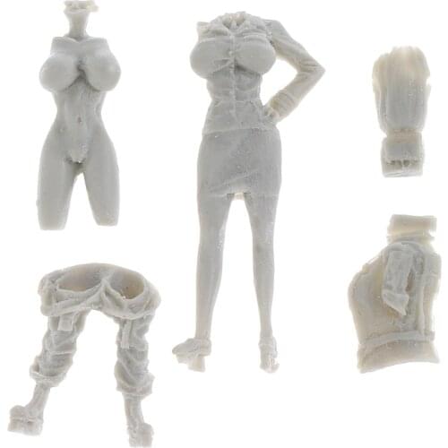 1:35 Resin Figure Model Kit Uniform Officer Unassembled Unpainted DIY Toys Gifts