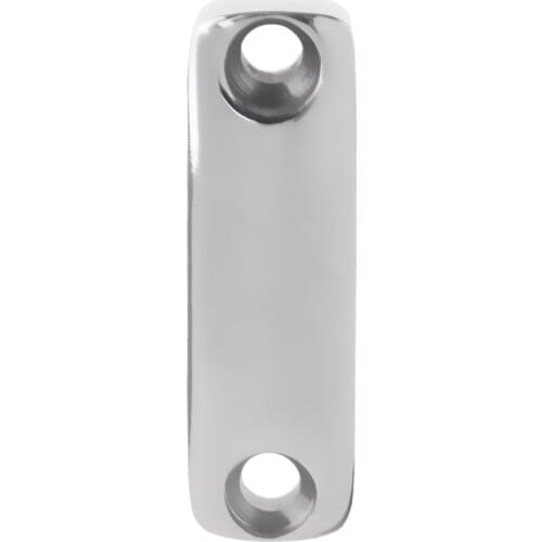 2pcs 316 Stainless Steel Boat Deck Fitting Rope Connection Eye Strap Loop, Tie Down Anchor Point Heavy Duty - Polished