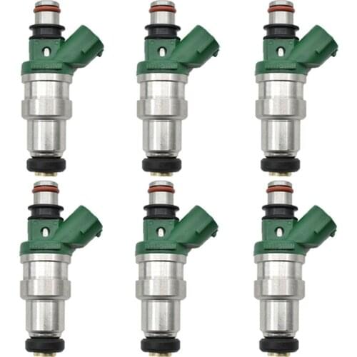 6pc/lot Fuel Injector Nozzle For TOYOTA 95 96 97 98 Paseo Tercel 1.5L OEM:23250-11110 23209-11110 2325011110 2320911110