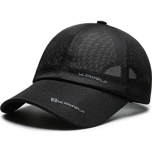 New Fashion baseball Cap Men Spring Summer shade sun protection Hats Outdoor sports breathable Fashion Mesh Caps