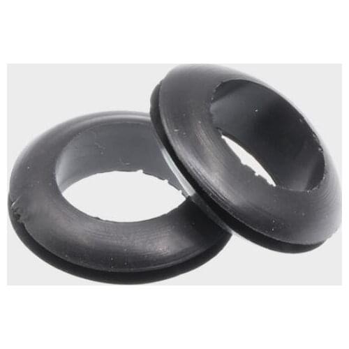 Black Double Sided Protection Ring Rubber Round Avoid Short Circuit Rubber Ring Line Wire Protector 16-40mm Inside Diamete