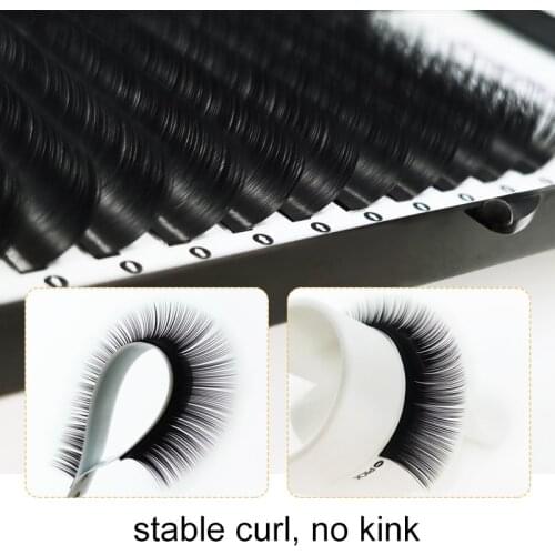 JBCD individual eyelash extension mink lashes soft natural eyelashes high quality HandMade Faux Mink Eyelashes for extension