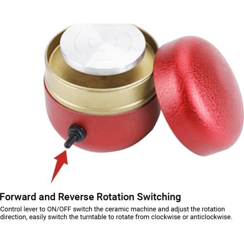 Ceramic Machine Electric Pottery Electric Pottery Wheel Ceramic Pottery DIY Machine for Kids Children Student Stepless Speed