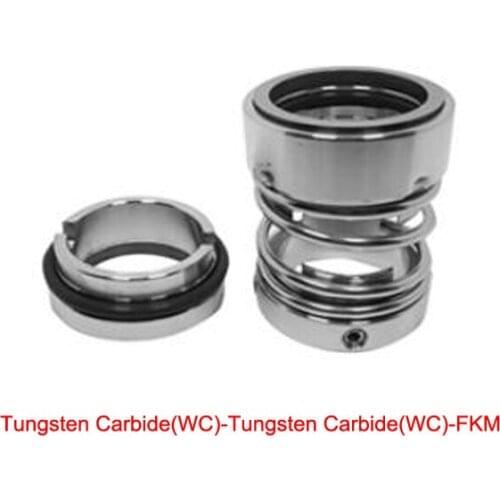 KS 112-20 112-25 112-30 112-35 112-40 112-45 Tungsten Carbide FKM Water Pump Single Coil Spring Bellows Shaft Mechanical Seal
