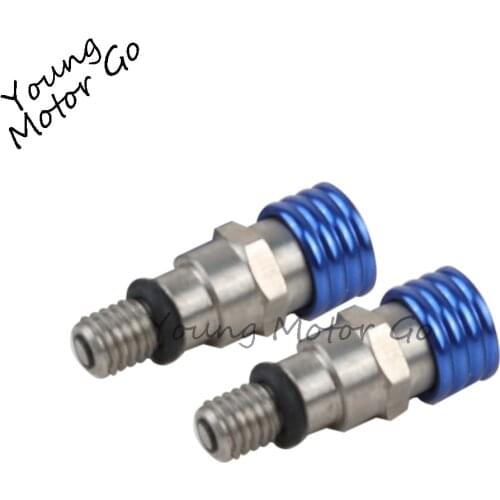 M5*0.8 Blue Screw Fork Air Bleeder Relief Valve For YZ85 YZ125 YZ250 YZ250F YZ450F WR250F WR450F Motorcycle Motocross Dirt Bike