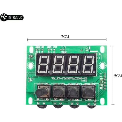 RGBW Led Par Light Motherboard Repair Parts 12v/24v Led Waterproof Par Light Control Module