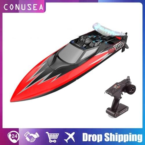 High Speed Rc Racing Boat 30Km/h 100M Control Distance Remote Control Fast Ship Water Cooling System Speedboat Toys for Boys