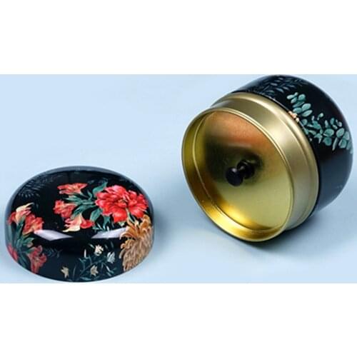 Vintage Metal Jars Spice Candy Jewelry Storage Case DIY Candle Jars Making Containers Decorations Storage Boxes