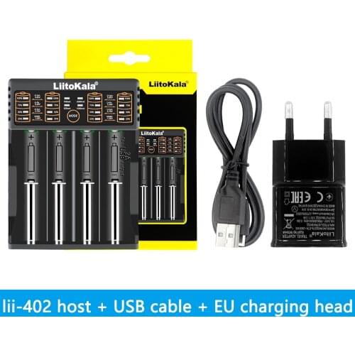 Liitokala New 2018 Lii-S1 battery charger auto-detect polarity for 18650 26650 18350 18340 AA AAA li-ion ni-mh
