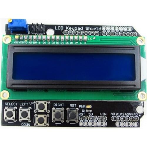10pcs/lot LCD Keypad Shield LCD1602 character the LCD input and output expansion board UNO MEGA2560