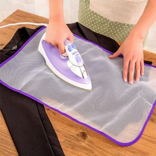 2pcs Mesh Cloth Ironing Board Pad High Temperature Ironing Pads Insulation Protection Clothes Ironing Cloth Mat Household Usage