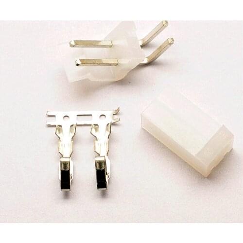 50PCS/lot CH3.96 Connector Plug + Bend Set + Terminal 2P/3P/4P/5P-12P Spacing between 3.96mm
