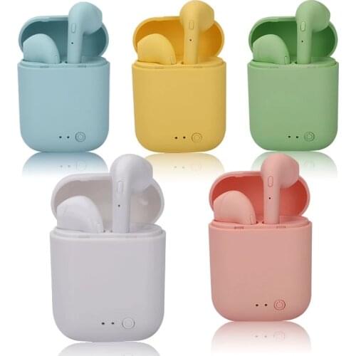 Mini-2 TWS Wireless Earphones Bluetooth 5.0 Earphone TWS Matte Macaron Earbuds With Mic Charging Box Headset Wireless Headphones