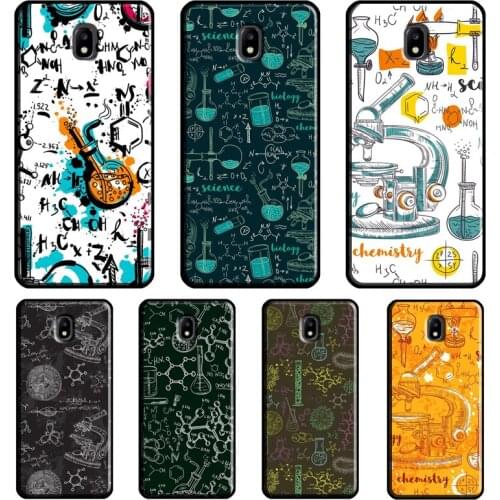 Vintage Seamless Chemistry Laboratory For Samsung Galaxy J3 J5 J7 2016 A3 A5 2017 A6 A8 J4 J6 Plus J8 J2 Core 2018 Phone Cover