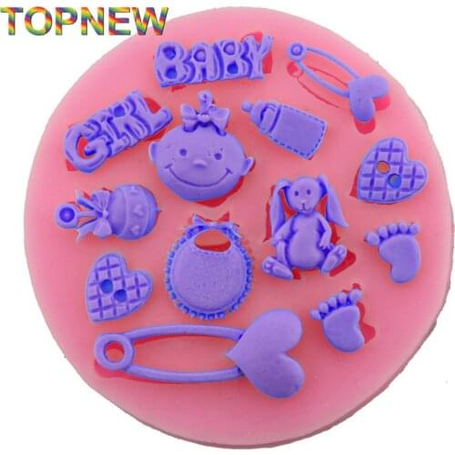 DIY Cute Hearts Cake Molds Fondant Chocolate Silicone Mold Food-Grade Candy Moulds Cake Tools SGS FDA EU C1742