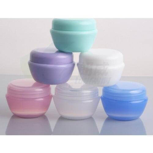 Hot Sale 50PCS Portable Cosmetic Empty Jar Pot Eyeshadow Makeup Face Cream container Refillable Bottles 5g 10g 20g 30g 50g