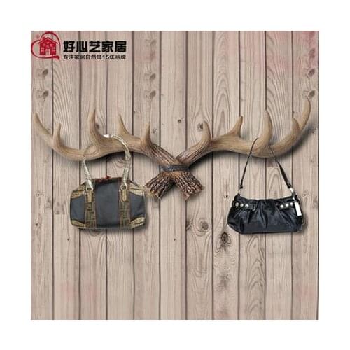 Creative antlers Continental door hook after hook wall coat hooks decorative wall hooks