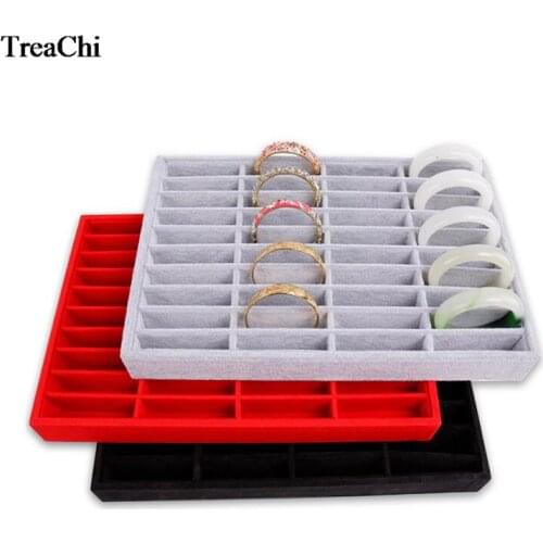 Jewelry Bracelet Display Tray 40 Jewelry Jade Package Box Bracelet Display Display Props Display Rack Bead Storage Containers