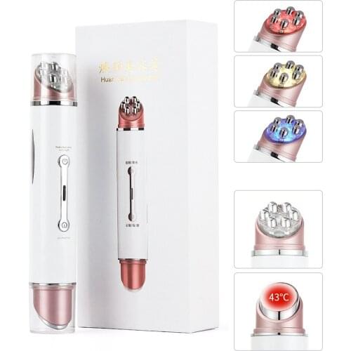 Mini EMS Eye Massager Electric Vibration Eye Face Massage Anti Wrinkle Removal Photon Therapy Facial Skin Tightening Device