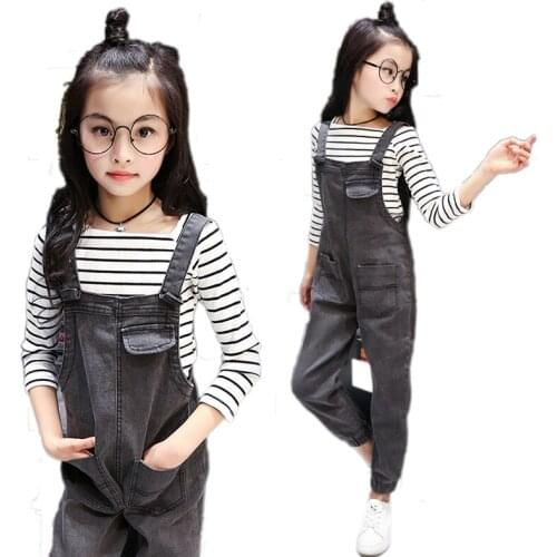 MVJT DAIR Denim Overalls For Girls