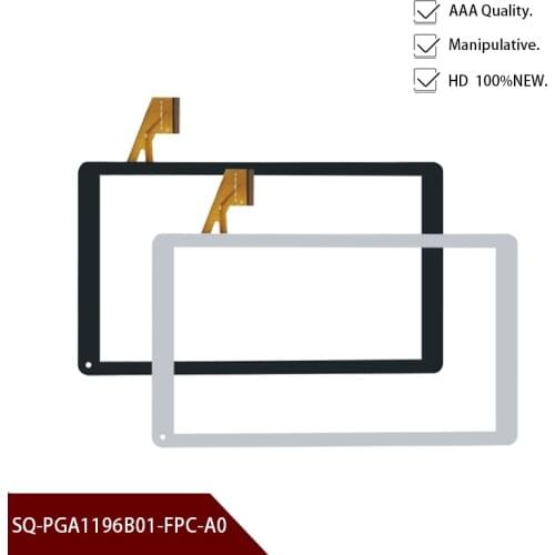 New original 10.1-inch flat panel touch screen capacitance screen digital glass touch screen SQ-PGA1196B01-FPC-A0 Free shipping