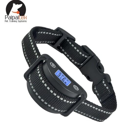 Anti Bark Collar Dog Shock Collar E-collar Quick Bark Stop Collar Sound Vibrate Static Shock 5 Sensitive Levels Multi Functions